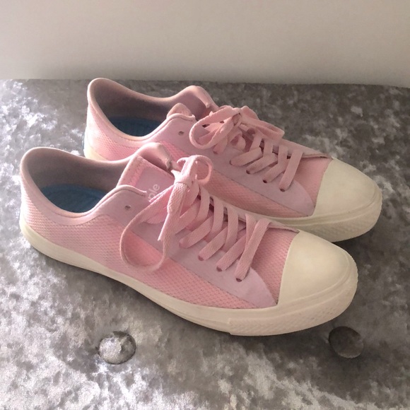 Converse Shoes - People footwear converse style pink lace up shoe